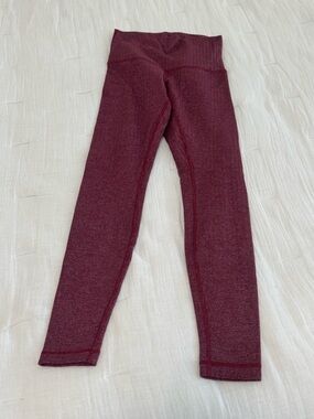 lululemon athletica Women's Burgundy High-Rise Leggings